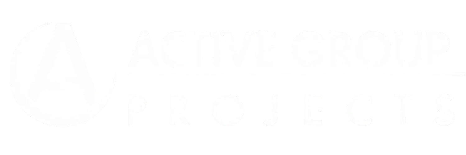 Active Group Projects Logo in White